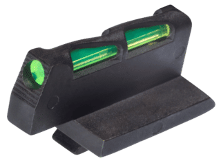 Fiber optic front sight for Ruger GP100 Revolvers. Change between green, red, and white litepipe for a custom sight picture.